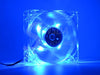 pc computer 80mm  cooling fan led 8025 8cm silent 12V LED luminous chassis molex 4D plug axial fan