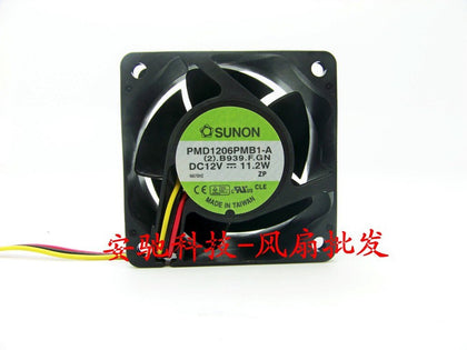 SUNON PMD1206PMB1-A 12V DC 60x60x38mm Brushless Cooling Fan - product photo 2