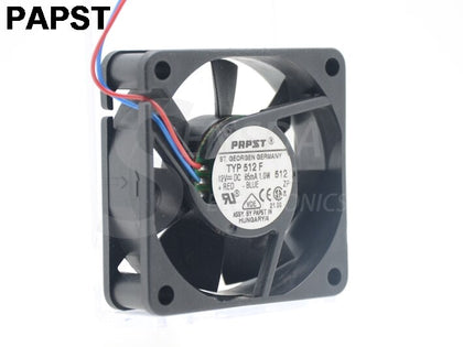 PAPST TYP 512 F DC 12V 0.85A 85mA 1.0W 5CM 5015 3 Wire Cooling Fan