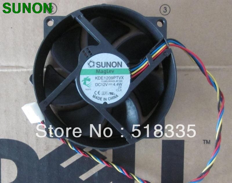 Sunon 9CM 8CM 8025  9225 90/80mm X 25mm KDE1209PTVX Maglev Cooler Cooling Fan 12V 4.4W
