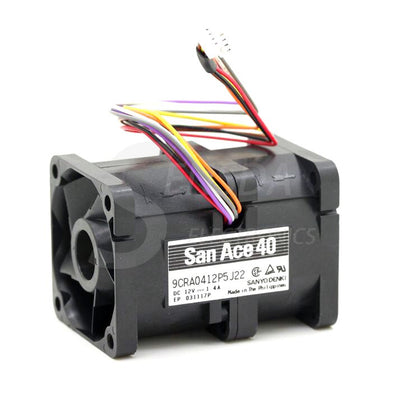 Sanyo 9CRA0412P5J22 12V DC 40x40x56mm Brushless Cooling Fan - product photo 2