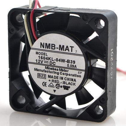 NMB 1604KL-04W-B39 12V DC 40x40x10mm Brushless Cooling Fan - product photo 2