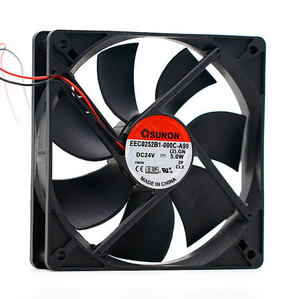 SUNON EEC0252B1-000C-A99 24V DC 120x120x25mm Brushless Cooling Fan - product photo 2