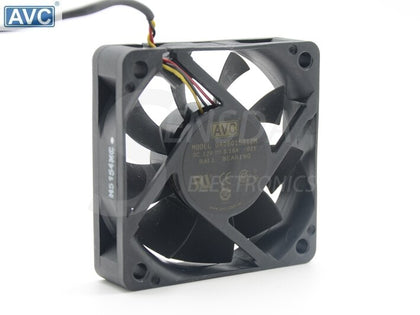 AVC DA06015B12M 60*60*15 Mm DC 12V 0.18A 3-pin Axial Server Inverter TV Set  Cooling Fan