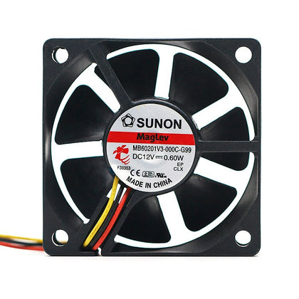 SUNON MB60201V3-000C-G99 12V DC 60x60x20mm Brushless Cooling Fan - product photo 2