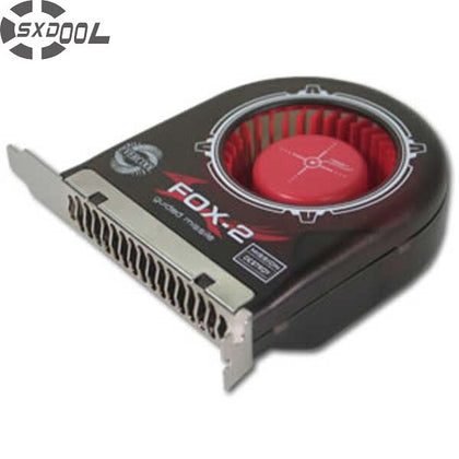 SXDOOL FOX-2 Chassis Fan Chassis Exhaust Fan Chassis Cooling Fan / PCI Bit Fan