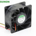 SUNON PMD1208PMB1-A 80x80x38mm 12V DC Axial Cooling Fan