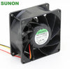 Sunon PMD1208PMB1-A 8038 80mm 8cm DC 12V 9.1W Server Square 4-wire Pwm Server Inverter Axial Cooling Fans