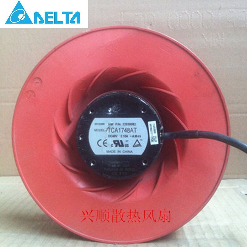 Delta 175X69MM TCA1748AT 175x69 Mm 48V 2.10A 4000 RPM IP56 428 CFM PWM/TACH Waterproof Centrifugal Fan