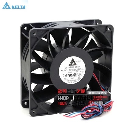 Delta FFB1424VHG 14050 14CM 24V 1.37A Fan Case Industrial Cooling Fan three-line Winds