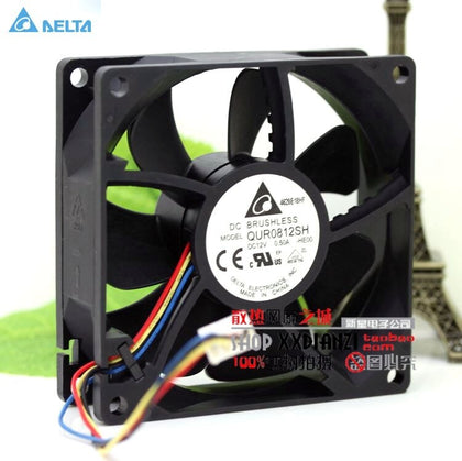 Delta QUR0812SH 8025 12V 0.5A 8CM PWM Fan Speed Control Speed