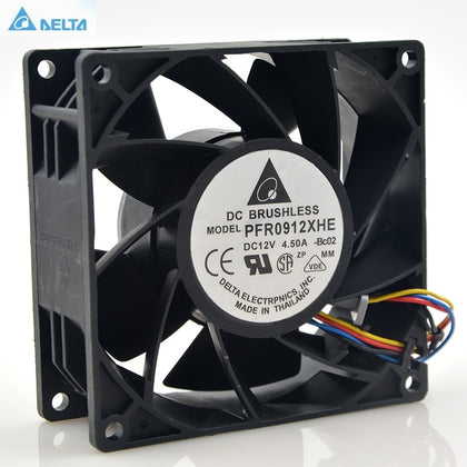 Delta PFR0912XHE 9CM 90mm 4.5A 90*90*38mm DC 12V Server Extensions Machine Cooling Fan