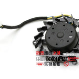 Delta BFB04512HHA fan impeller, mounting tabs and wired connector