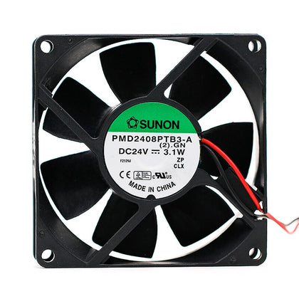 10PCS/LOT   Sunon PMD2408PTB3-A (2). GN  8025 DC24V 3.1W Cooling Fan