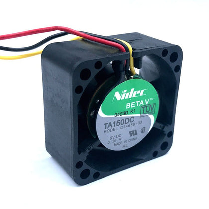 Nidec C34658-33 4020 5V 0.36A 3lines TA150DC 1U Axial Cooling Fan Server Inverter