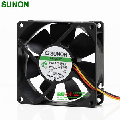 Sunon KD1208PTV1  8CM  80*80*25MM 8025  12V 1.6W Fan Maglev Wind Capacity Chassis Fan