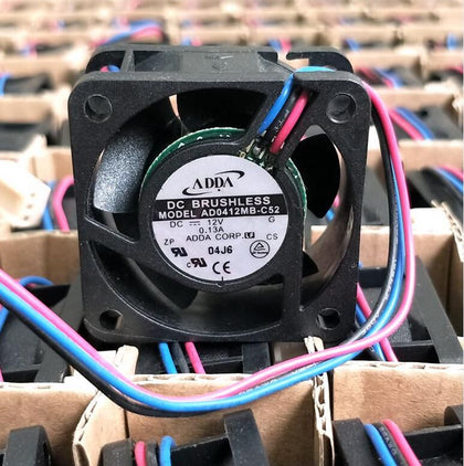 ADDA AD0412MB-C52 4020 40*40*20mm DC12V 0.13A 1U Axial Cooling Fan 8100rpm 9.1CFM