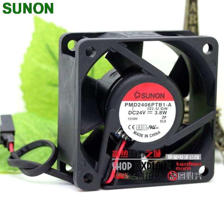 Sunon PMD2406PTB1-A 24V 3.8W 6CM 6025 Inverter Fan