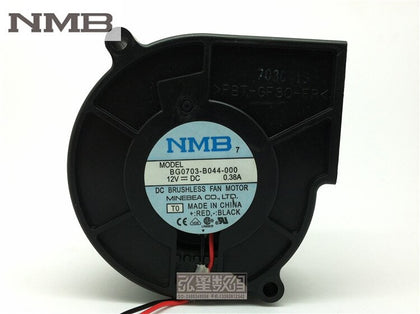 NMB 7530 BG0703-B044-000 DC 12V 0.38A Turbo Centrifugal Blower Server Inverter Cooling Fan