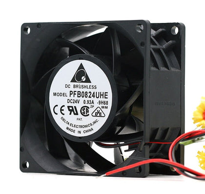Delta PFB0824UHE 24V DC 80x80x38mm Brushless Cooling Fan - product photo 2