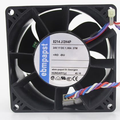 PAPST 8214 J/2H4 80*80*38mm 24V 1.55A 37W Axial Server Inverter Cooling Fan