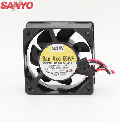 Sanyo 9WF0624H404 6025 24V 0.15A Waterproof Axial Cooling Fan