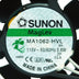 SUNON MA1062-HVL 60x60x25mm 115V AC Axial Cooling Fan