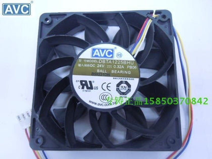 AVC DBTA1225BHU 12CM 12025 120*120*25MM DC 24V 0.32A Case Cooling Fan