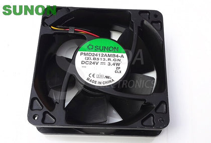 Sunon PMD2412AMB4-A DC 24V 3.4W 12038 120mm 12cm Industrial Fan