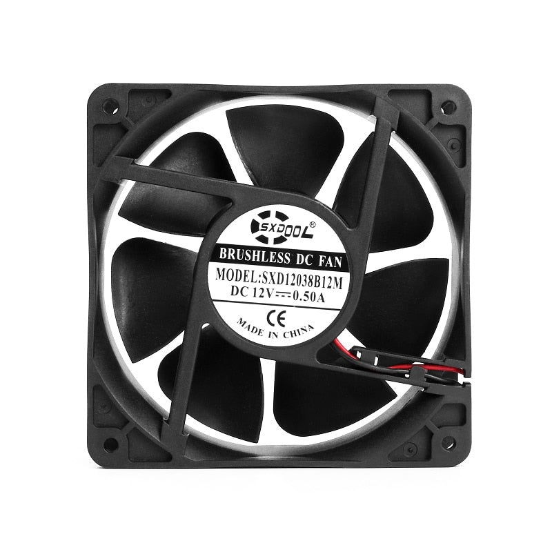 SXDOOL SXD12038B12M-1 120*120*38mm DC12V 0.50A 2800RPM 110CFM Case Axial Server Inverter Cooling Fan