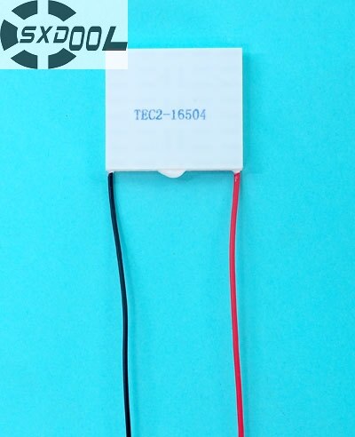 SXDOOL Cooling TEC2-16504 Peltier Modlue Thermoelectric Cooler Semiconductor 40*45*6.8 Mm DC12V Qmax:28.00