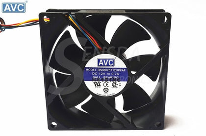 AVC DS08025T12UPFAF 8025 80mm 8cm DC 12V 0.7A PWM Fan Speed Control Of Wind Capacity Cooling Fans