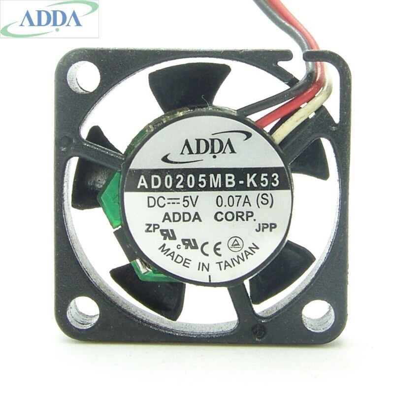 ADDA AD0205MB-K53 2507 2.5cm 25mm DC 5V 0.07A Laptop Hard Disk Fan