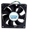 AVC DS08025R12UP024 8025 12V 0.17A PWM Speed Control 4 Line CPU Silent Fan