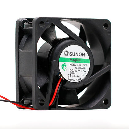 SUNON KDE2406PTV1 24V DC 60x60x25mm Brushless Cooling Fan - product photo 2