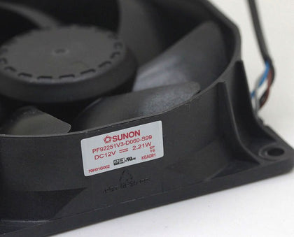 SUNON PF92251V3-D060-S99 12V DC 92x92x25mm Brushless Cooling Fan - product photo 2
