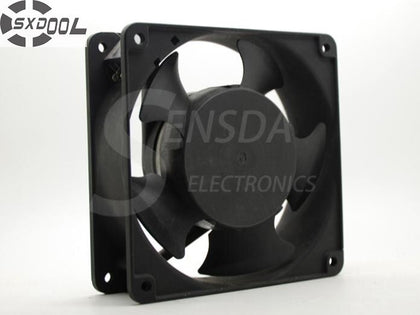 SXDOOL Cooling Fan 220V SJ1238HA2  120mm 12038 120*120*38 Mm AC 220V-240V 50/60HZ 0.13 Case Axial Metal Frame