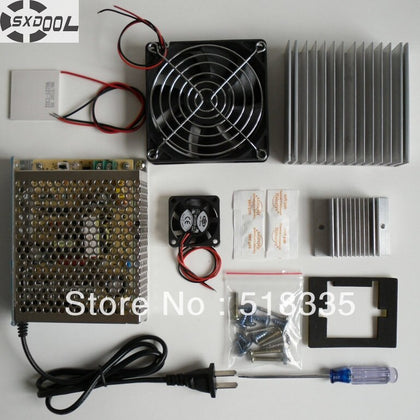 SXDOOL Cooling!cooling System Learning Packages Thermoelectric Cooler Peltier TEC1-12706 Cold Plate Refrigeration Learning Kit