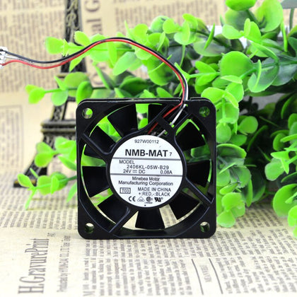 NMB 2406KL-05W-B29 24V DC 60x60x15mm Brushless Cooling Fan - product photo 2