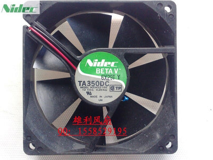 Nidec TA350DC M33422-16G 9025 9CM 12V 0.29A Thermostatically Controlled Industrial Cooling Fan