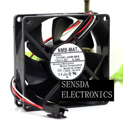 NMB 3110KL-04W-B69 12V DC 80x80x25mm Brushless Cooling Fan - product photo 2