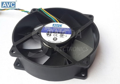 AVC DA09025T12U P001  DC12V 0.7A Server Round Fan 95x95x25mm 4-wire Pwm Cooling Fan