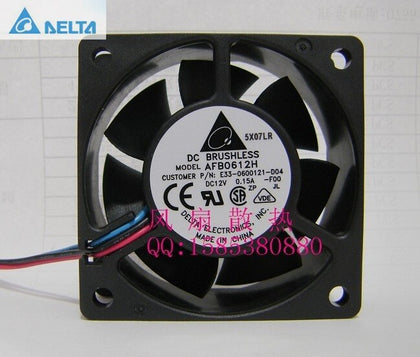 Delta AFB0612H 6025 6cm 60mm DC 12V 0.15A 3-speed Server Cooling Fan