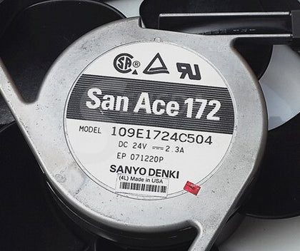Sanyo 109E1724C504 24V DC 170mm Brushless Cooling Fan - product photo 2