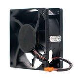 ADDA AD07012DX257600 — side label, cable tab and orange plug
