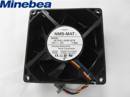 NMB 3615KL-04W-B76 12V 1.60A 9038 9CM Axial Cooling Fan