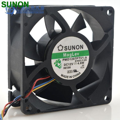 Sunon PMD1207PTV1-A 7025 Magnetic Levitation Maintenance  Bearing Large Air Volume 7CM Fan 70x70x25mm