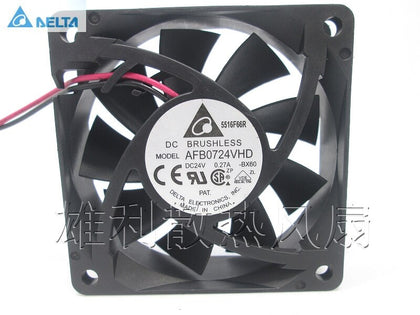 Delta AFB0724VHD 24V 0.27A 7CM Inverter Dual Ball Cooling Fan