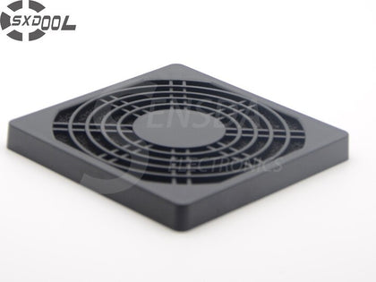 SXDOOL 90mm 9cm Filter Black Dustproof Dust Filter Used  90mm X 90mm Axial Cooling Fan