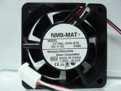 NMB 2410ML-04W-B79 12V DC 60x60x25mm Brushless Cooling Fan - product photo 2
